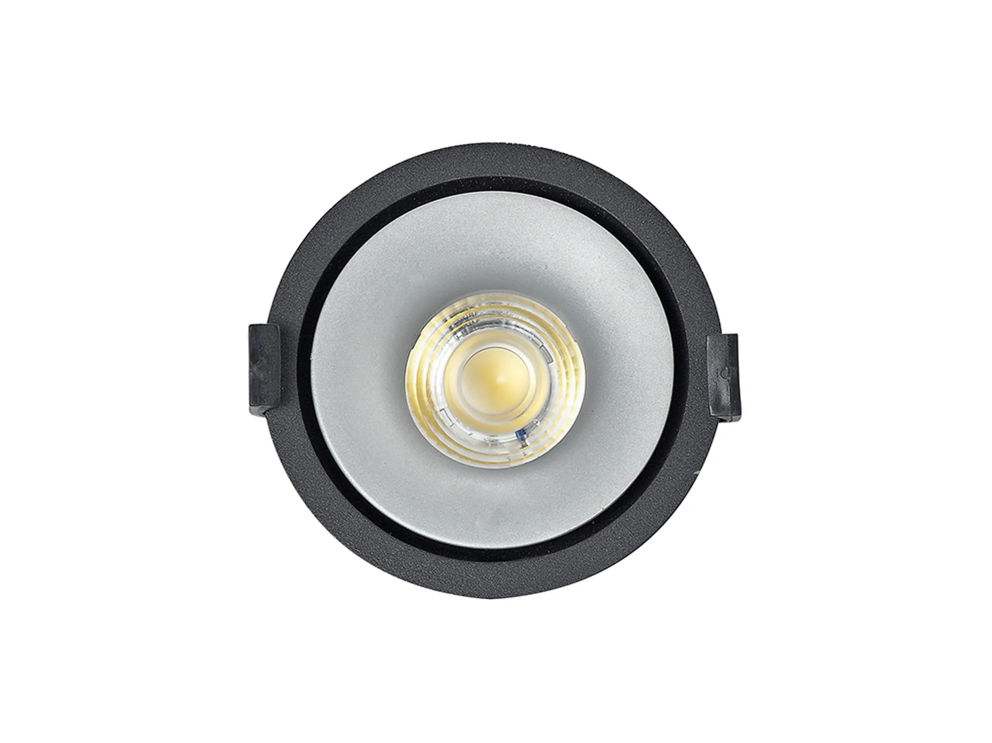 Bolor 9 Tridonic Powered 9W 3000K 840lm 36° CRI>90 LED Engine Black/Silver Fixed Recessed Spotlight, IP20 DM202063  Dlux Bolor 9